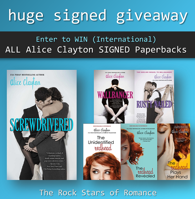 Exclusive Excerpt & Huge Signed Giveaway: Screwdriver by Alice Clayton -  The Rock Stars of Romance